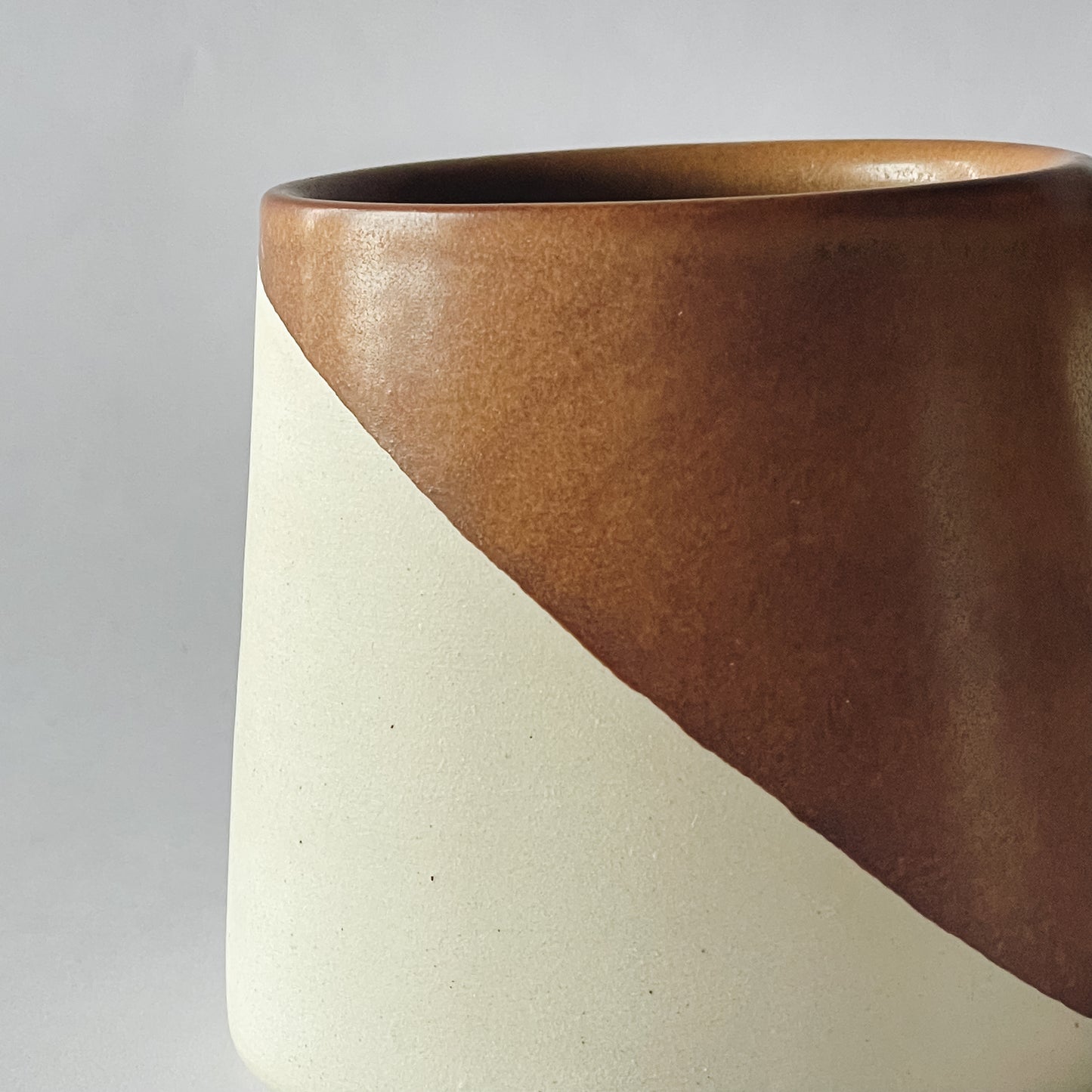 Shelby Page Ceramics Dip Mug | Saddle Brown