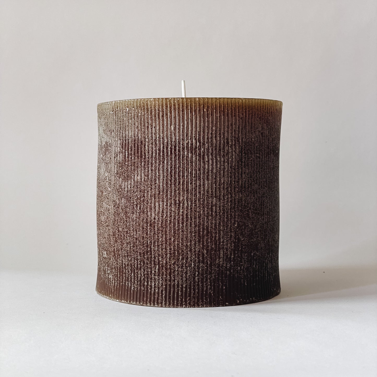 Pleated Pillar Candle | Lg