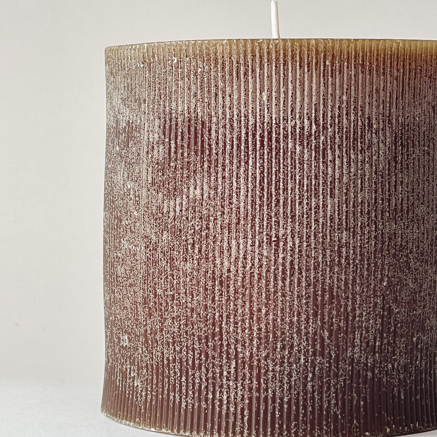 Pleated Pillar Candle | Lg