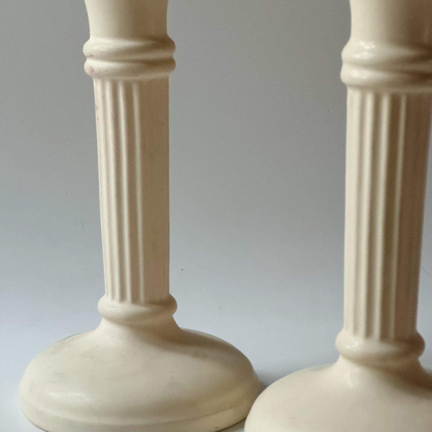 Vintage Ivory Haeger Candlesticks | Set of 2