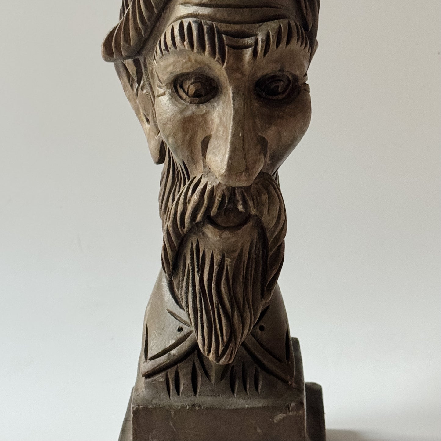 Vintage Wooden Bust