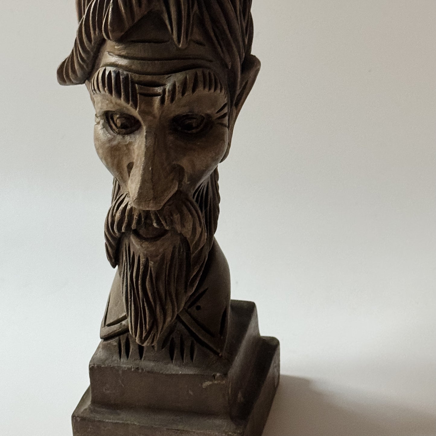 Vintage Wooden Bust