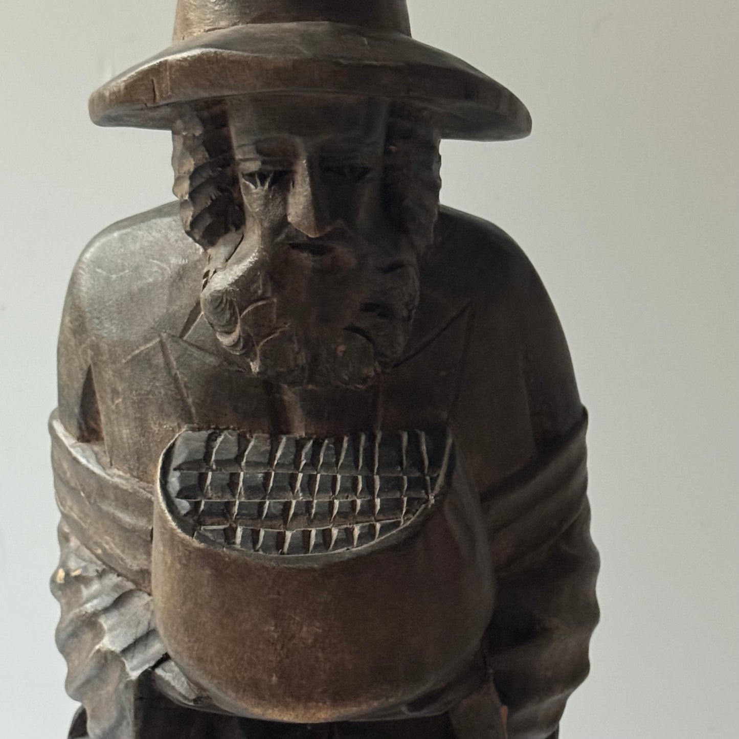 Vintage Carved Wooden Voyager