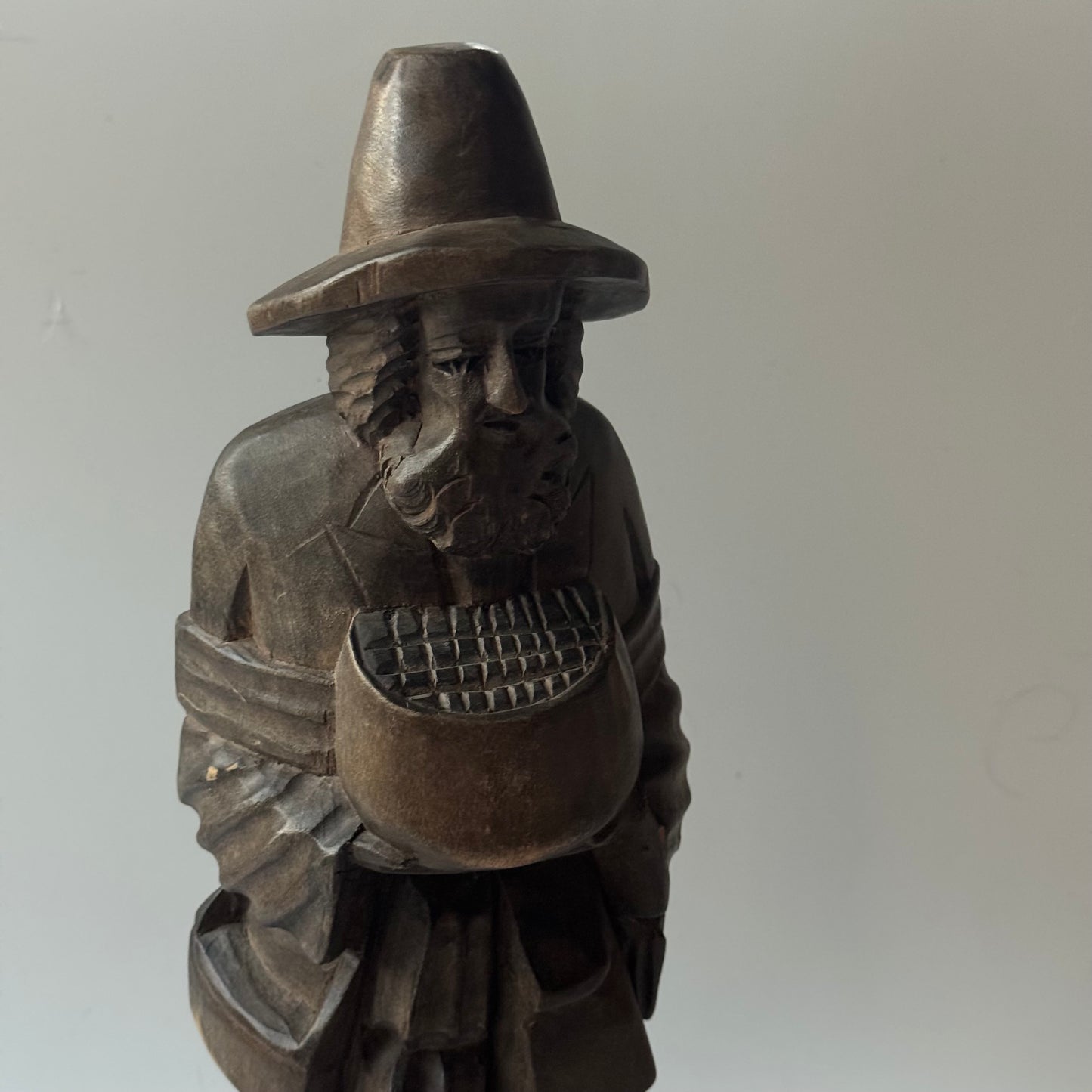 Vintage Carved Wooden Voyager