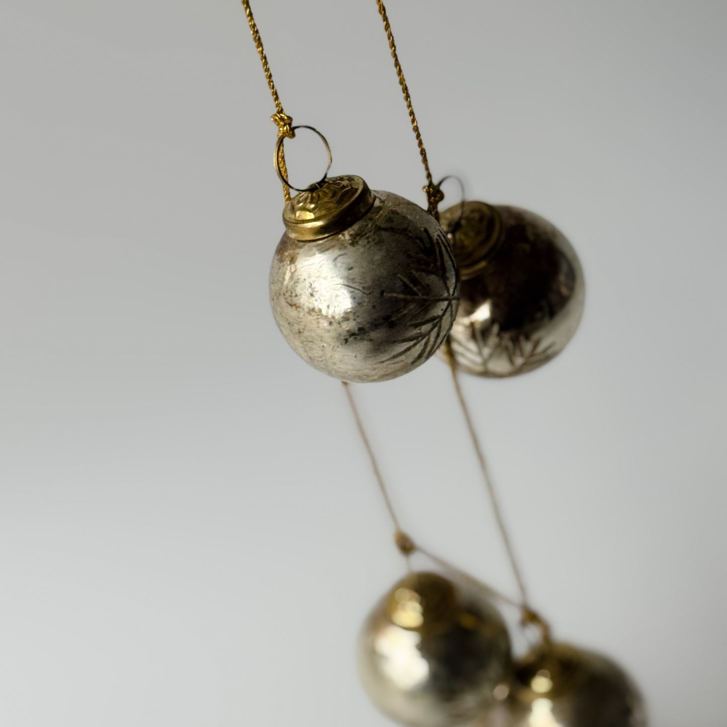 Into the Mystic Mercury Glass Ornament Garland