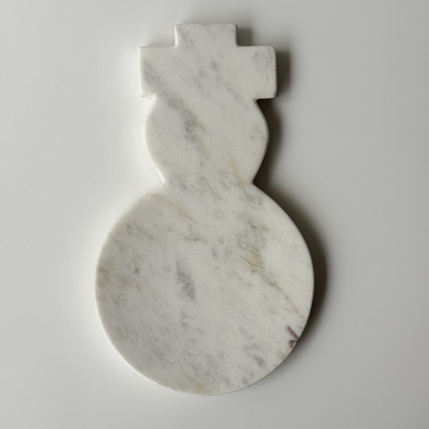 Marble Snowman Spoon Rest & Catchall