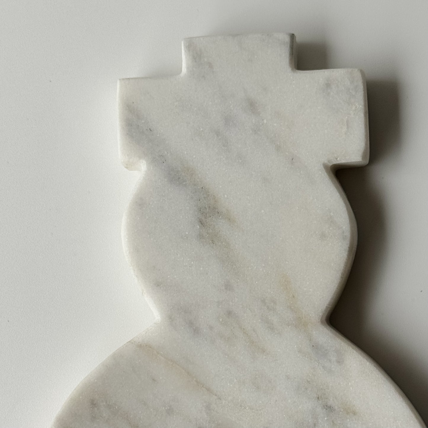 Marble Snowman Spoon Rest & Catchall
