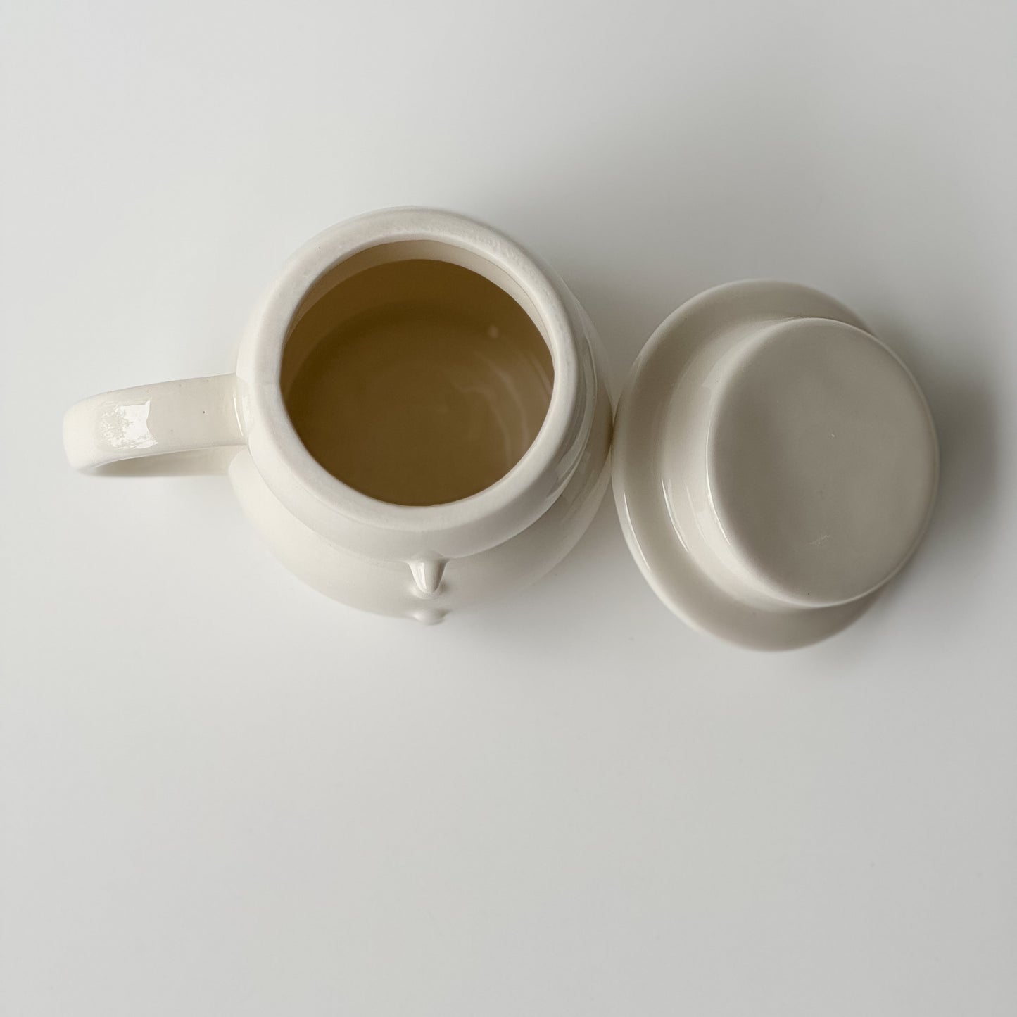 Stoneware Snowman Mug w/ Lid