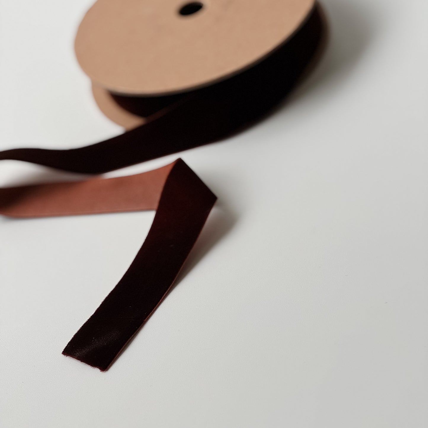 Velvet Ribbon | Chestnut Brown | 10 Yard Roll
