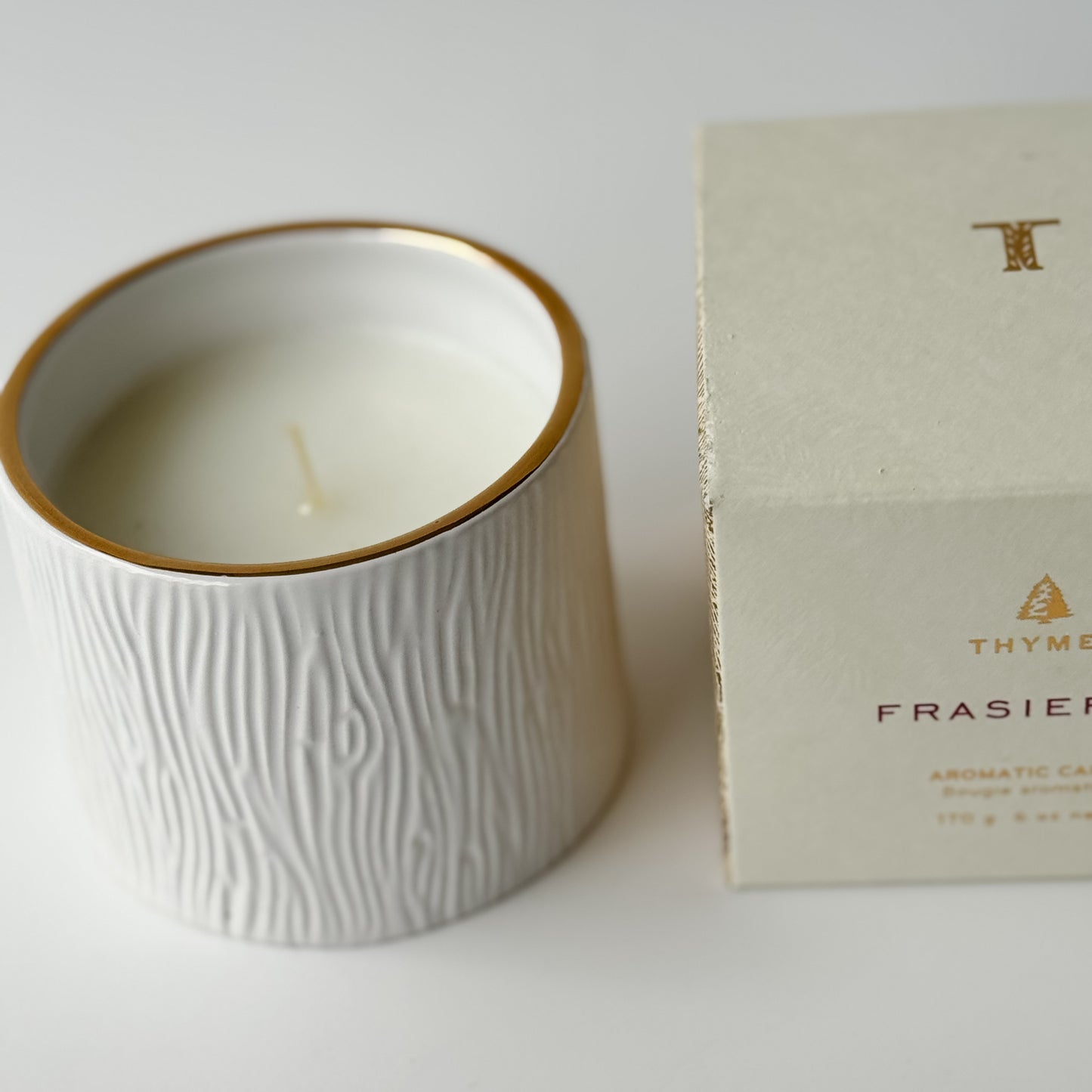 Thymes Frasier Fir Poured Candle | Ivory