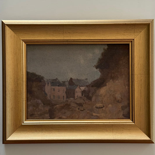 Antique-Style Framed Print | Village Dans