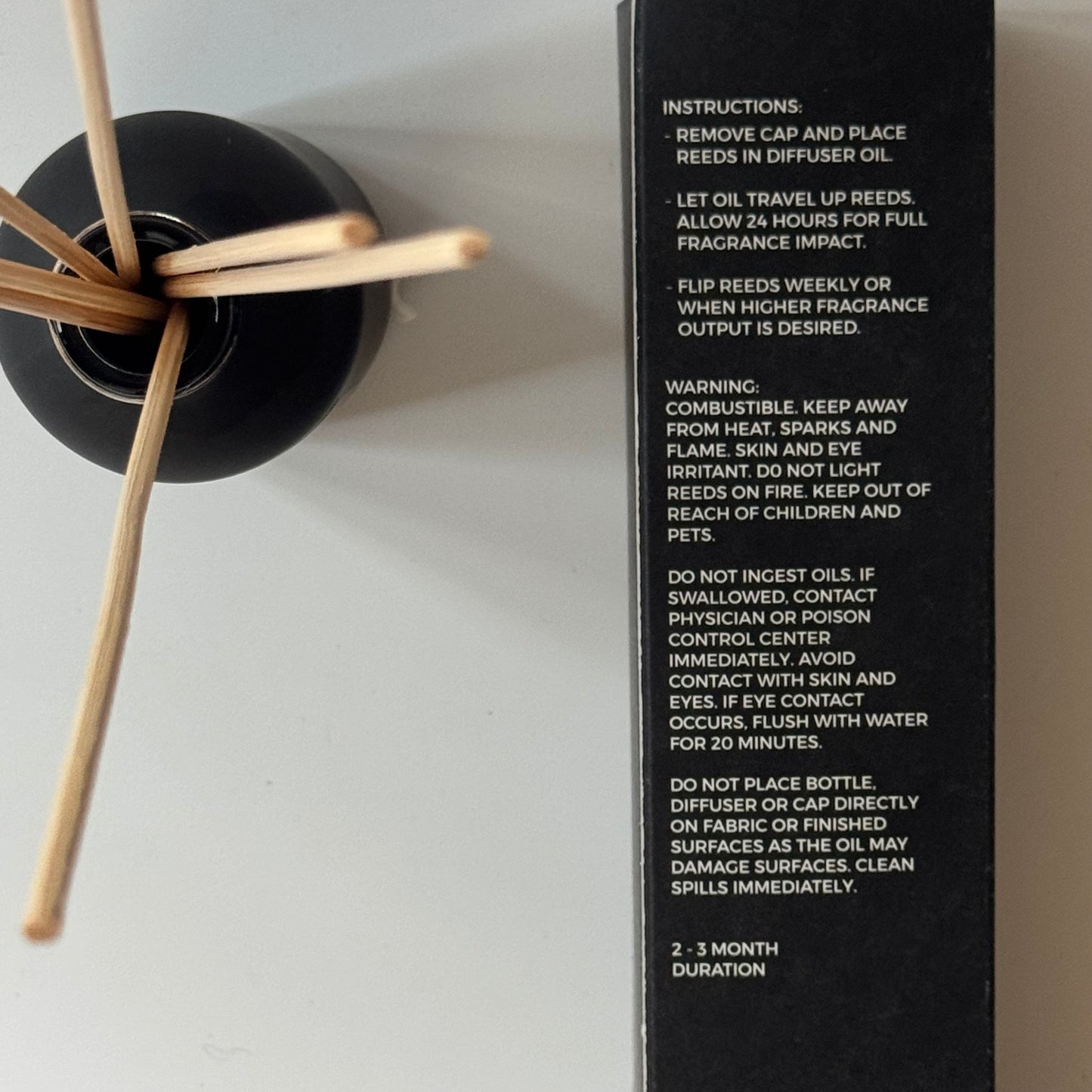 True Hue Black Label Reed Diffuser | Woods