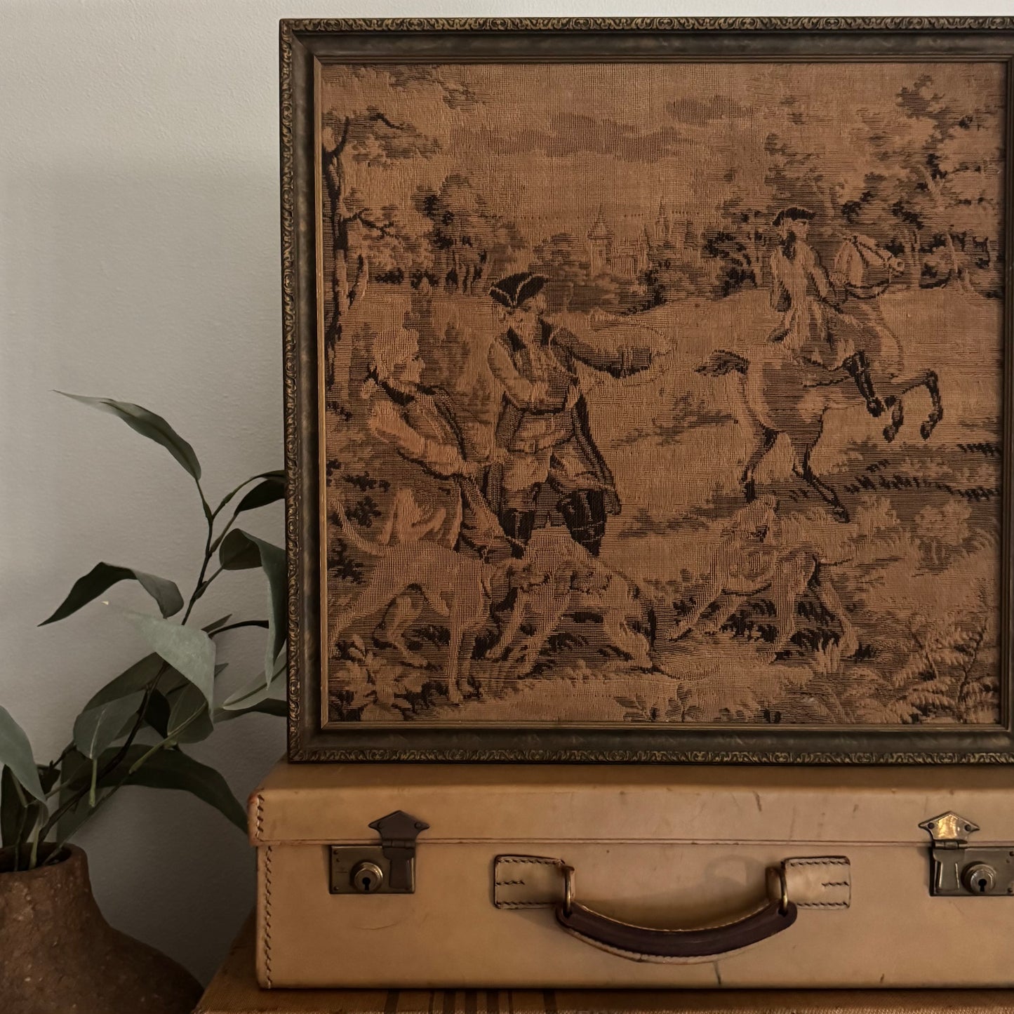 Vintage Framed Tapestry
