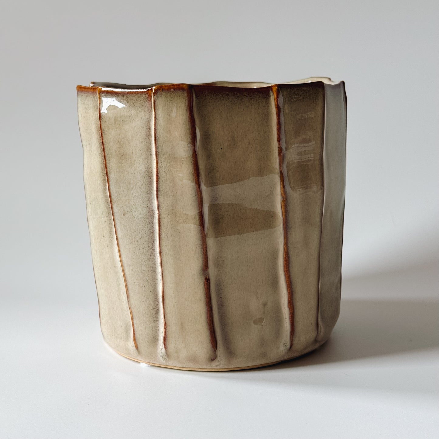 Clayton Pleated Planter