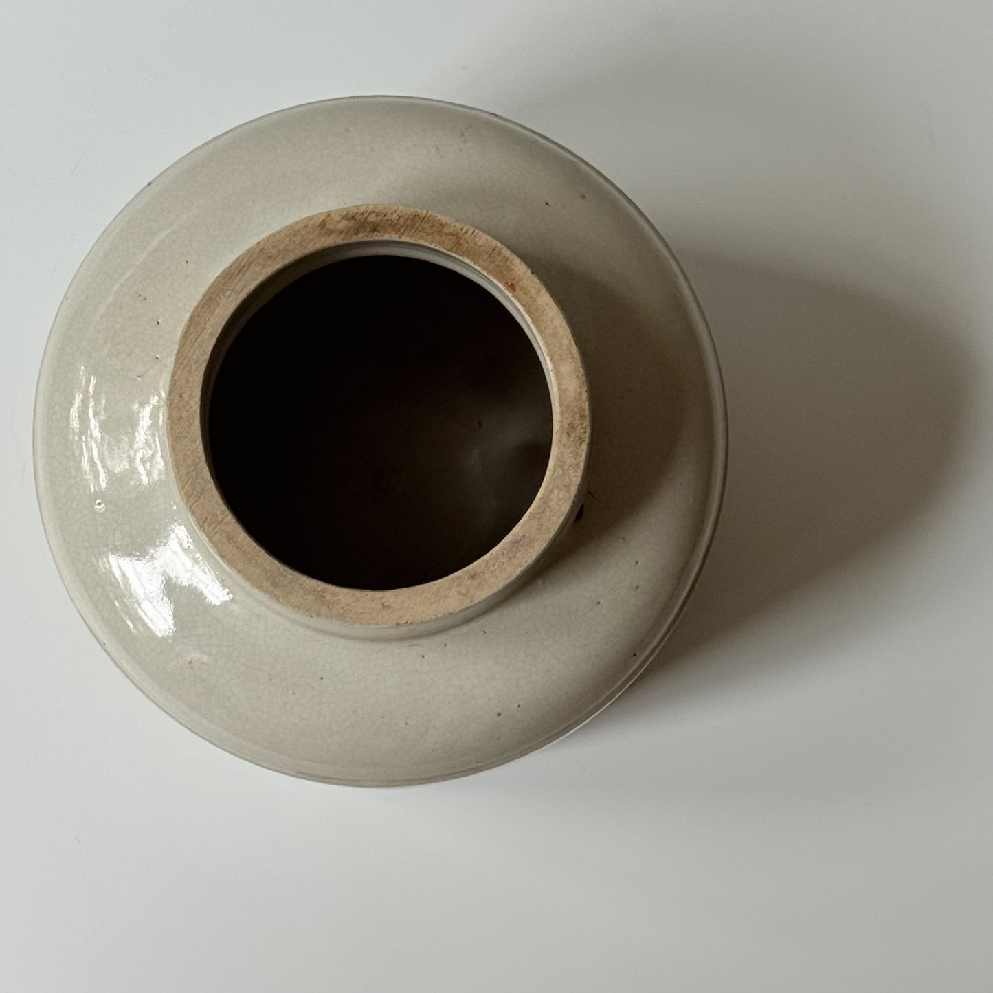 Vintage Ivory Canning Jar & Vase