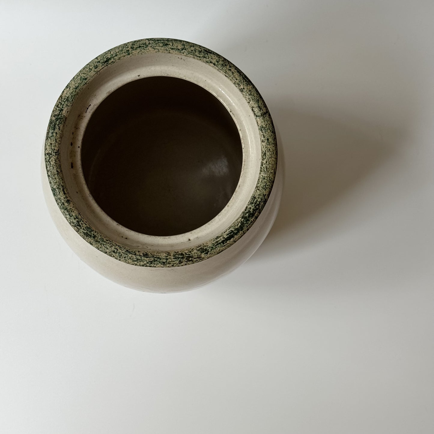 Vintage Ivory Stoneware Jug & Vase