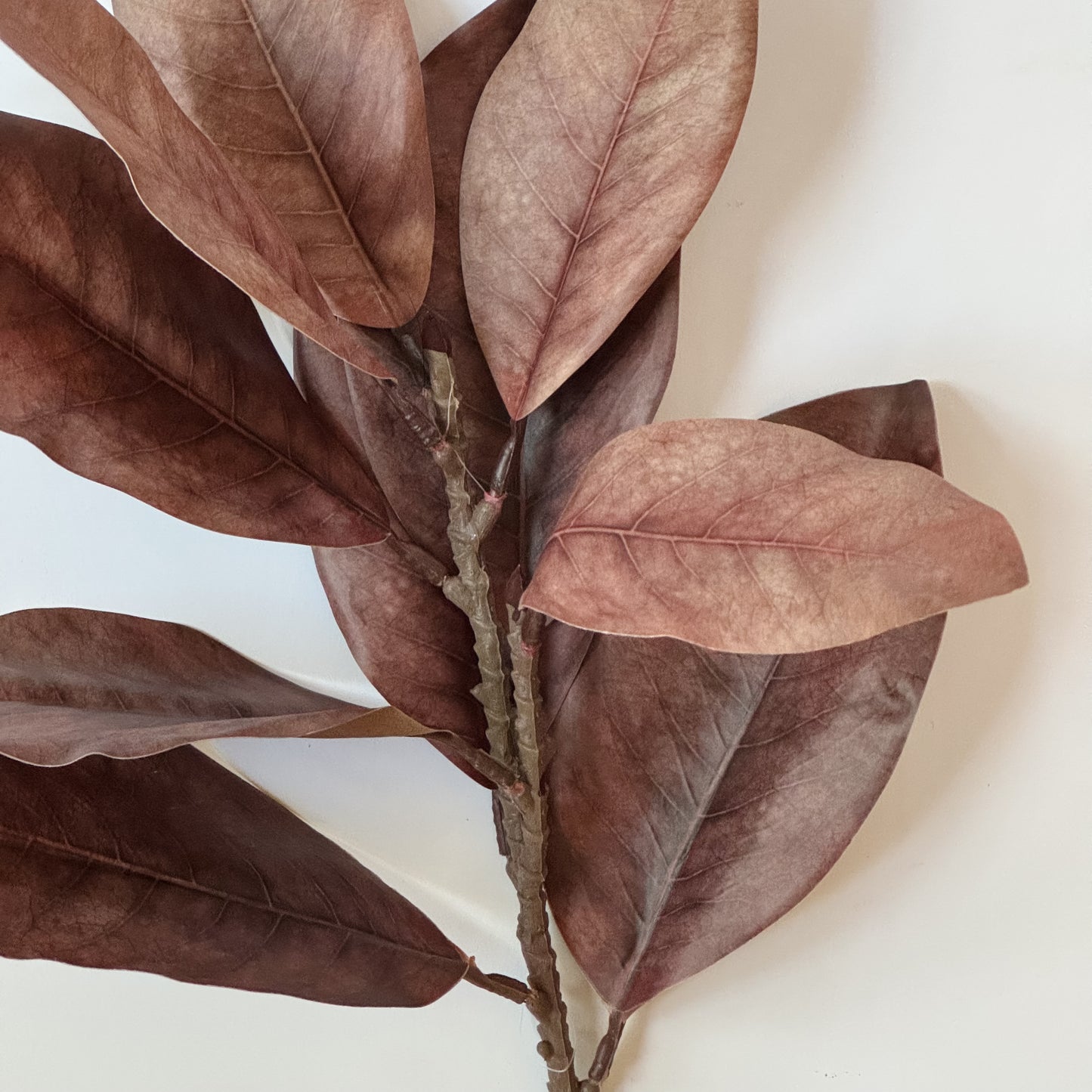 Faux Magnolia Leaf Spray