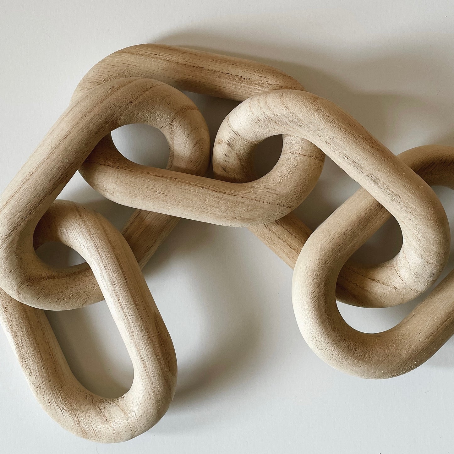 Handmade Wooden Chain Link