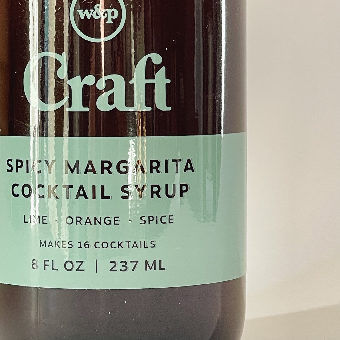 Craft Spicy Margarita Cocktail Syrup