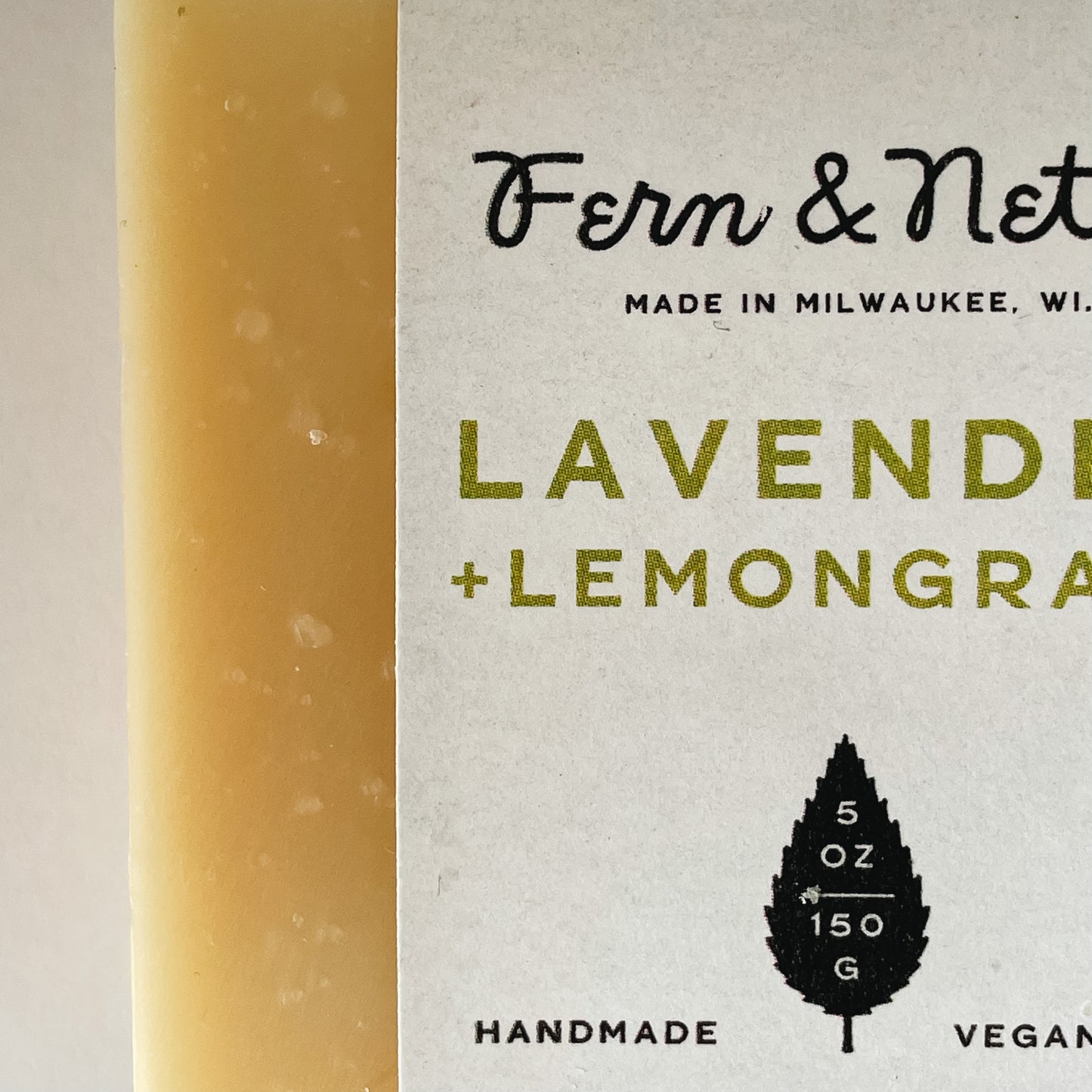 Fern & Nettle Handmade Soap | Lavender + Lemongrass