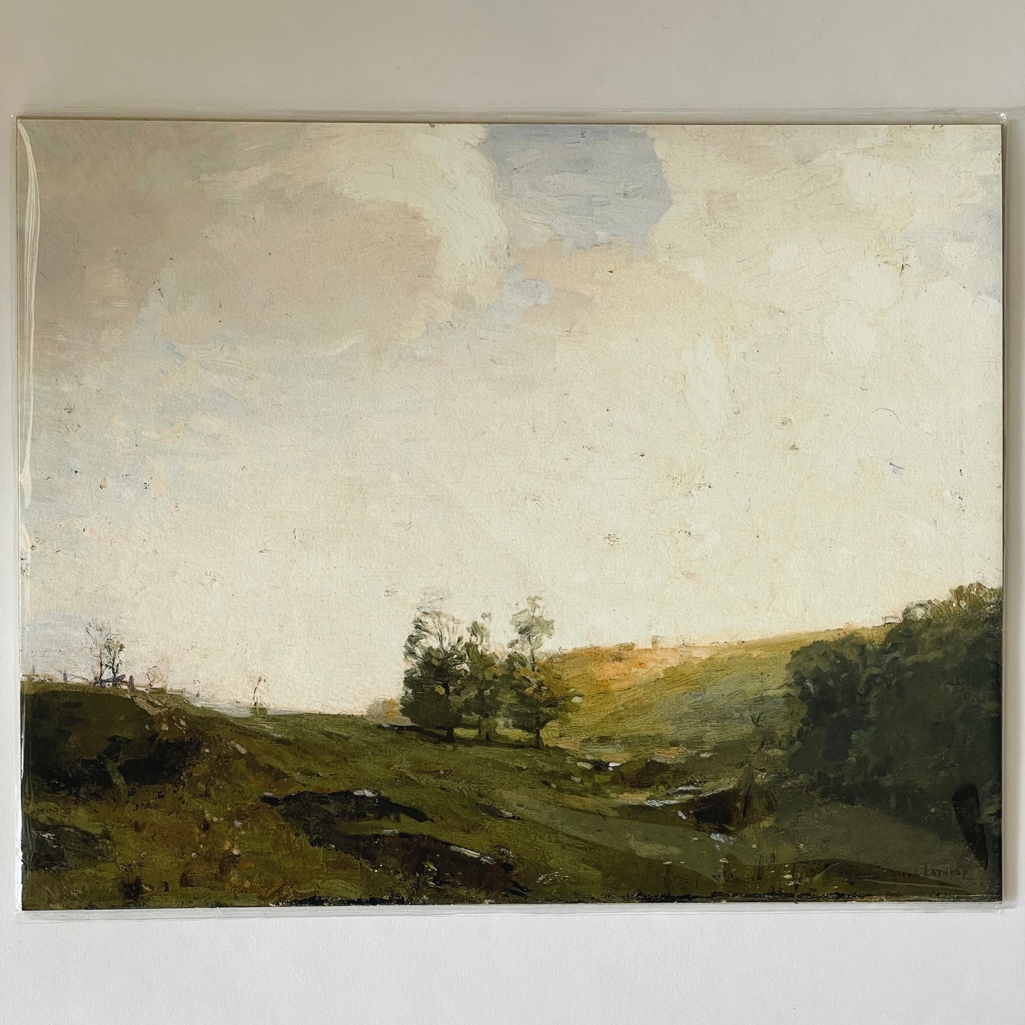 Field of Greens Vintage Style Print | 8x10