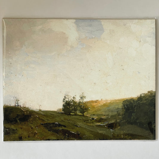 Field of Greens Vintage Style Print | 8x10