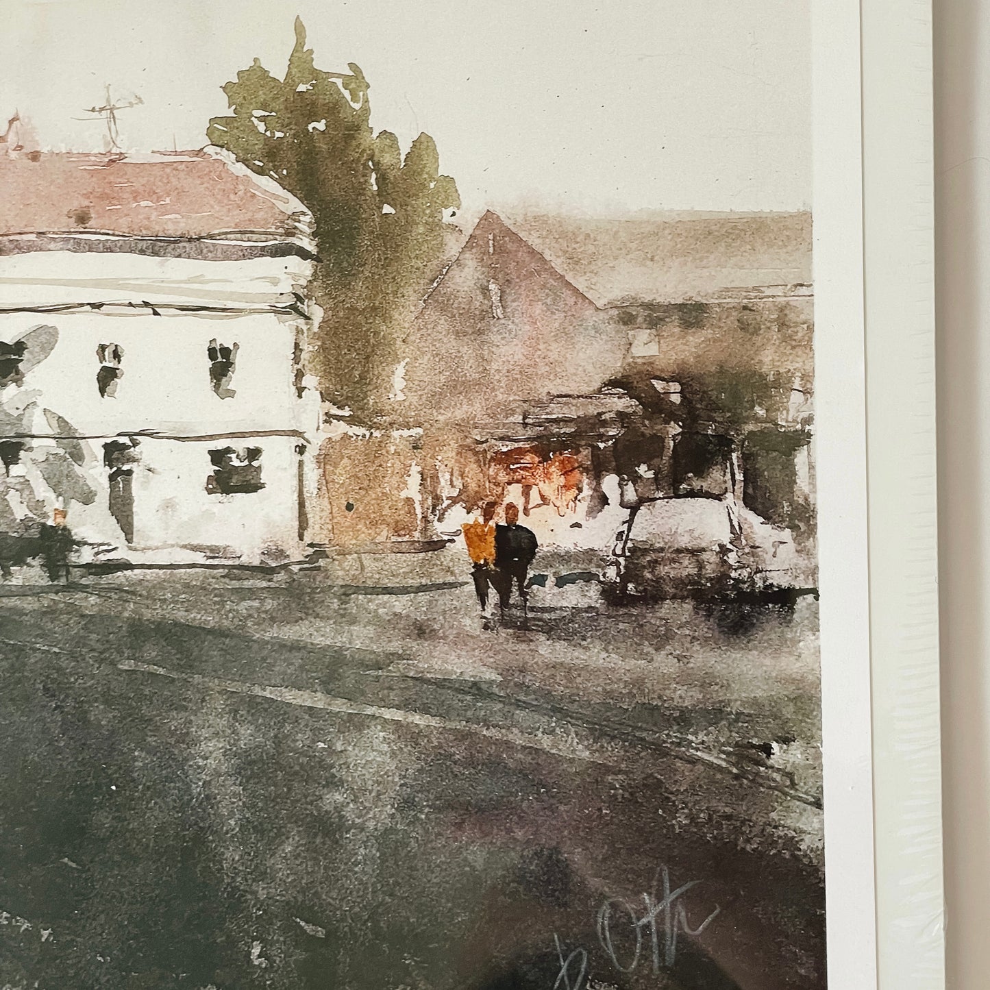 Ben Otten Original Print | Milwaukee Street, Delafield, WI
