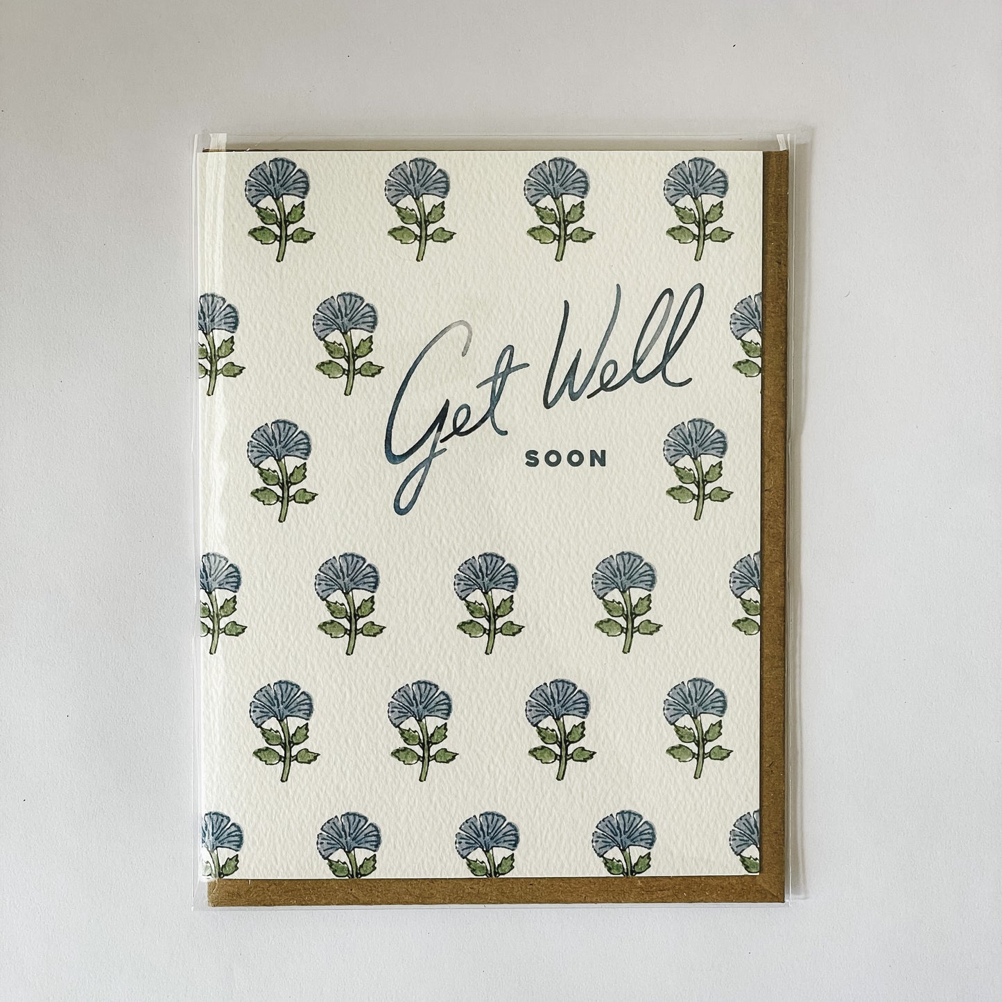 Handmade Watercolor Greeting Card | Get Well Soon
