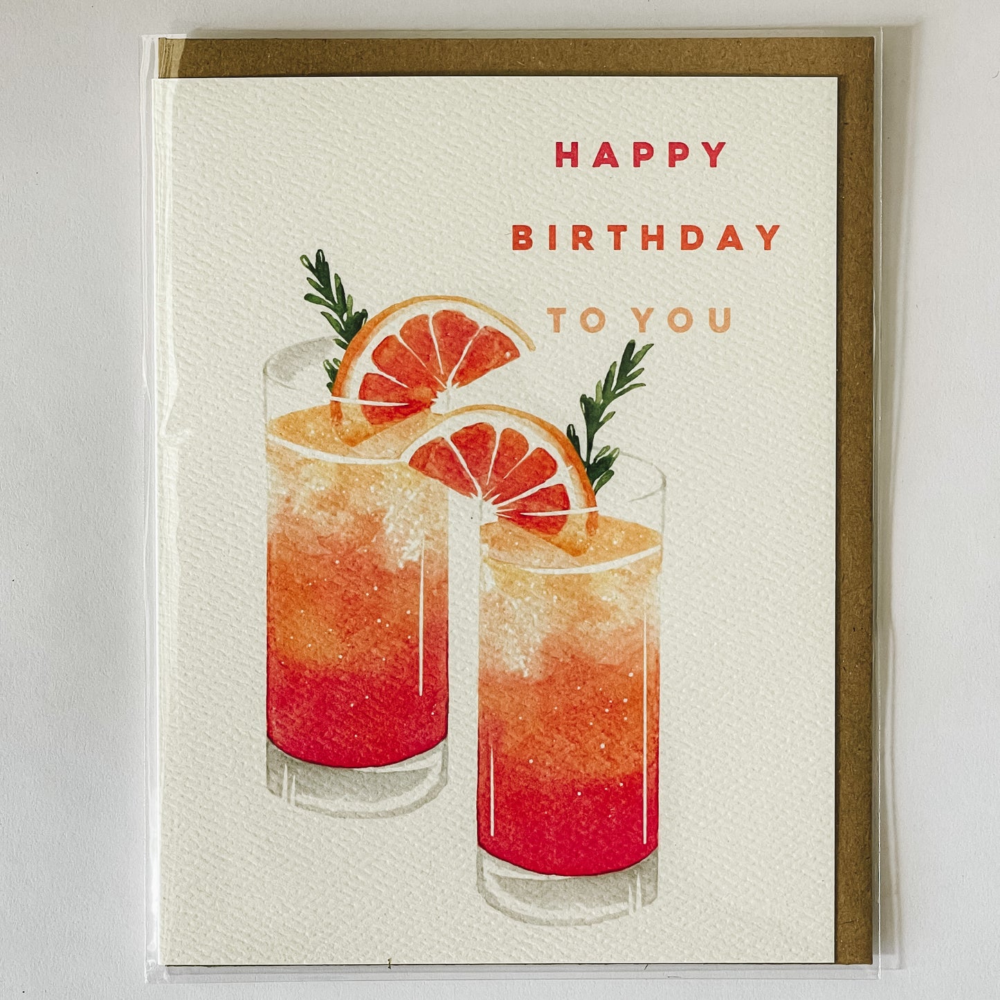 Handmade Watercolor Greeting Card | Palomas Birthday