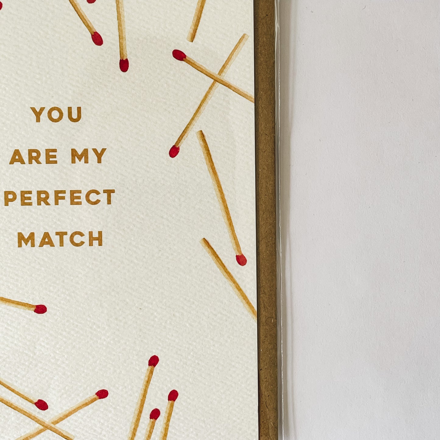 Handmade Watercolor Greeting Card | Perfect Match