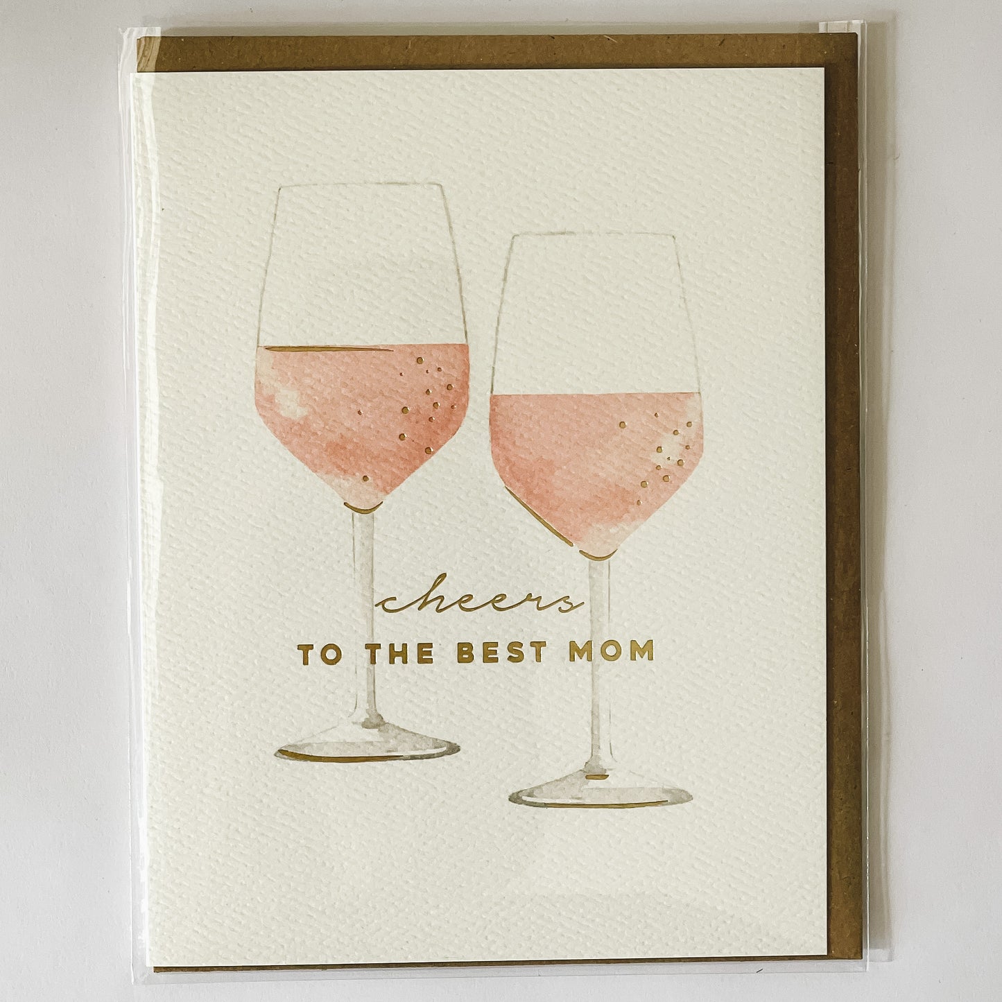 Handmade Watercolor Greeting Card | Mom Cheers