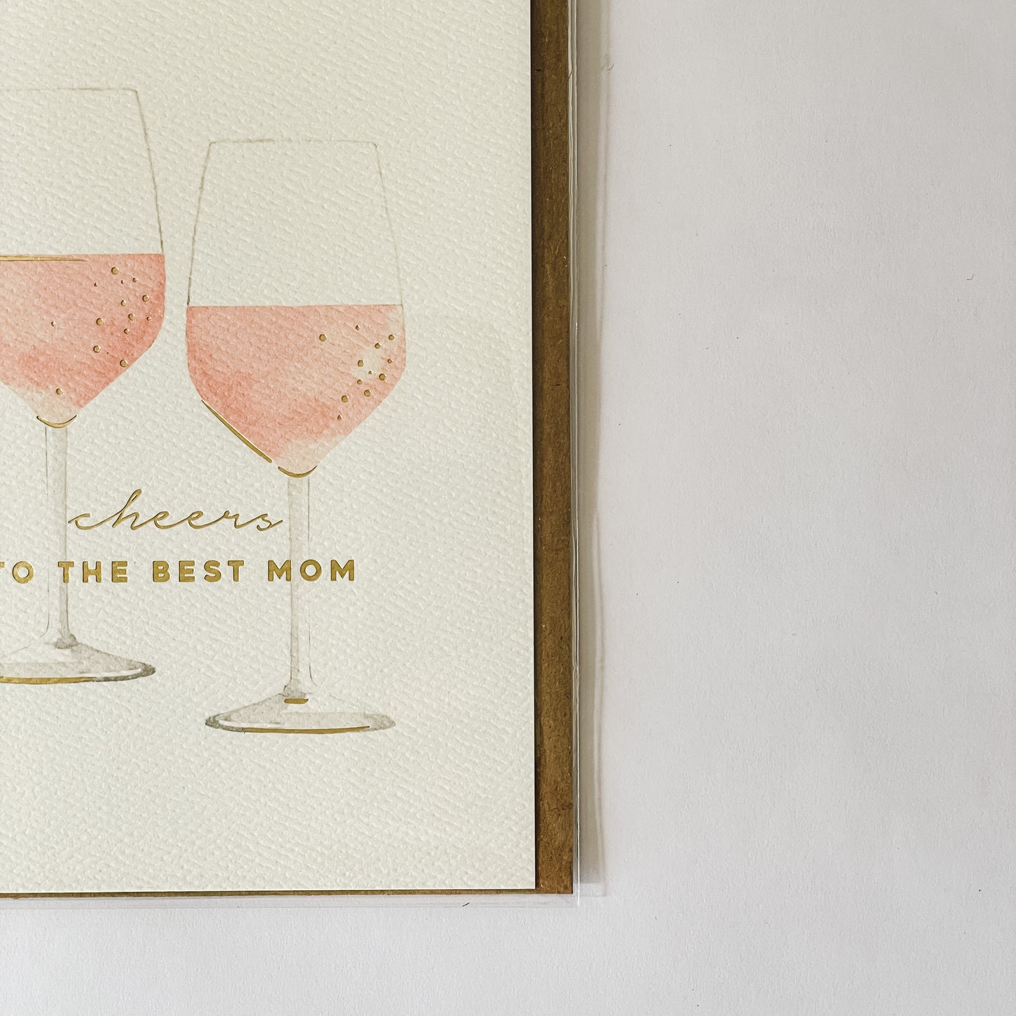 Handmade Watercolor Greeting Card | Mom Cheers