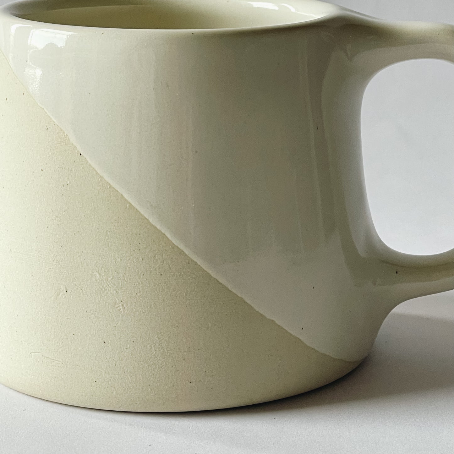 Shelby Page Ceramics Dip Mug | Warm White