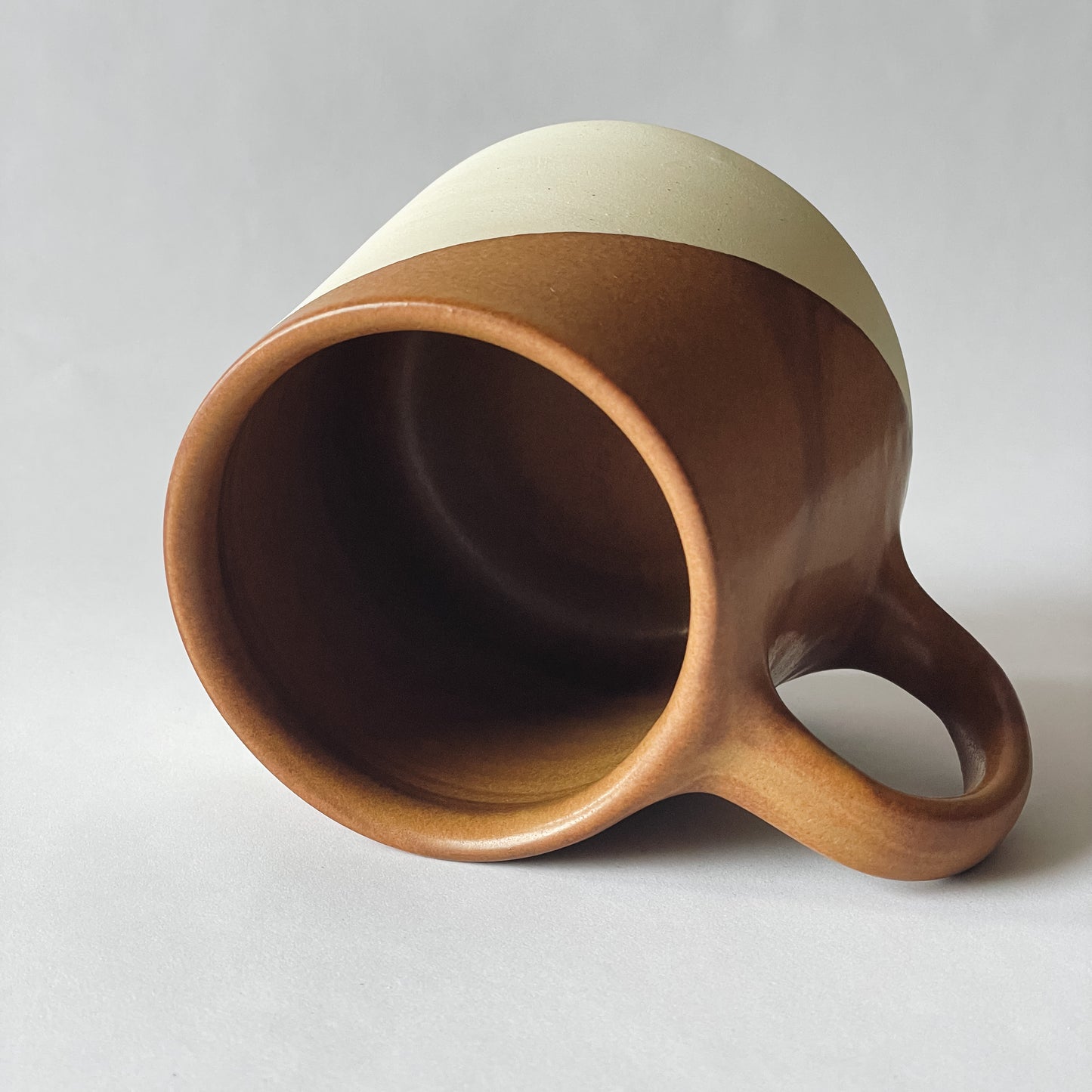 Shelby Page Ceramics Dip Mug | Saddle Brown