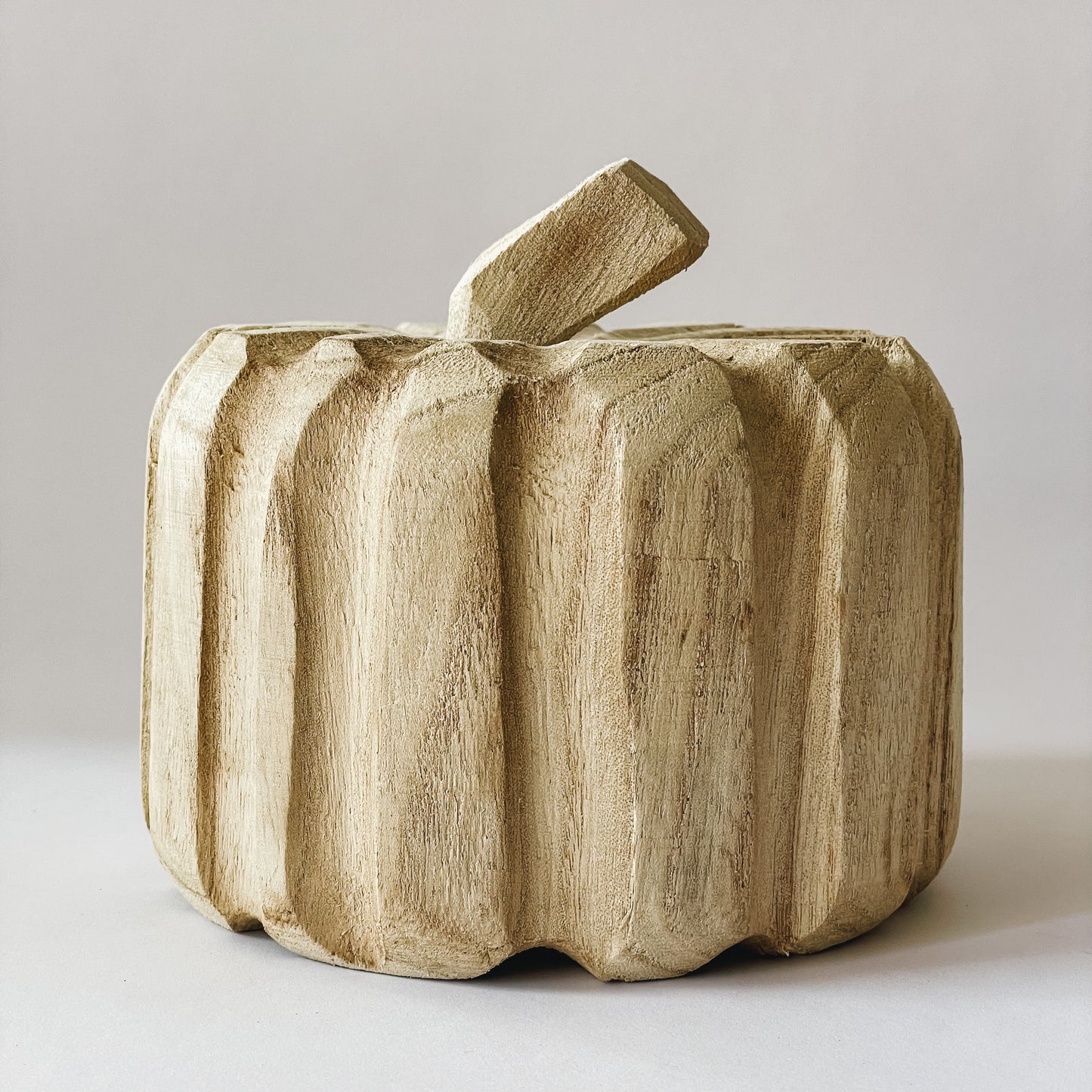 Natural Paulownia Wood Pumpkin | Md