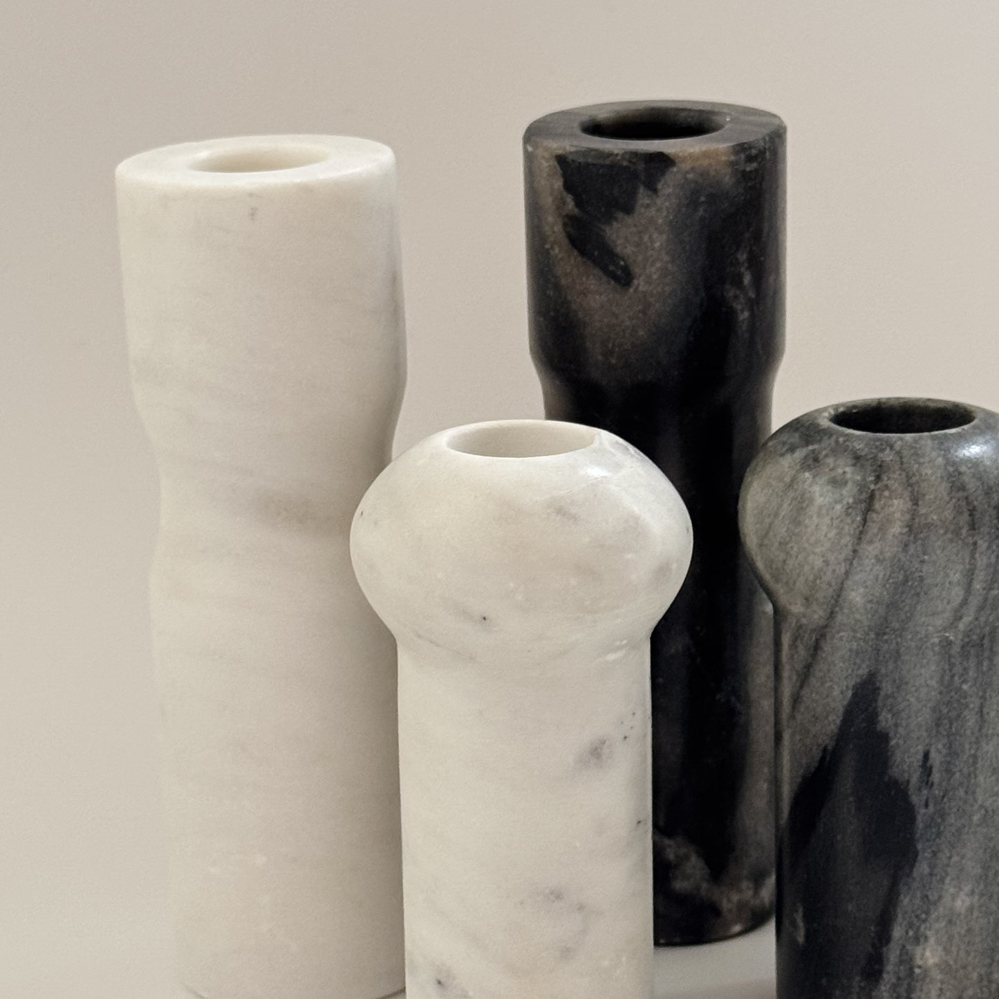 Micah Marble Candle Holder | Md