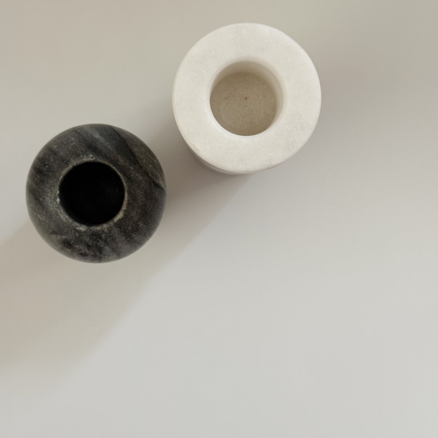 Micah Marble Candle Holder | Lg