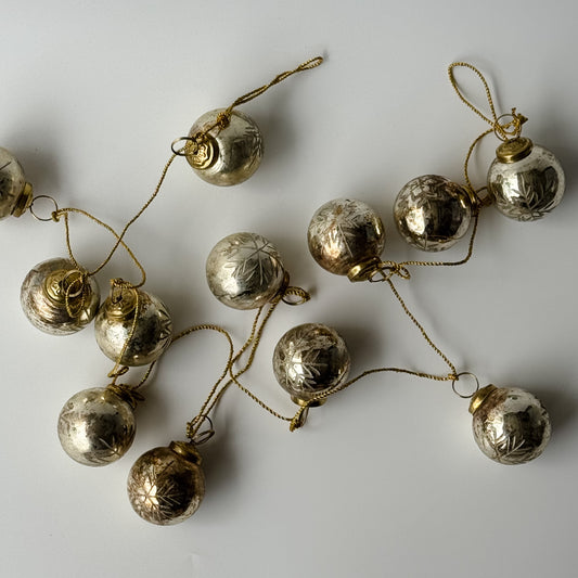 Into the Mystic Mercury Glass Ornament Garland