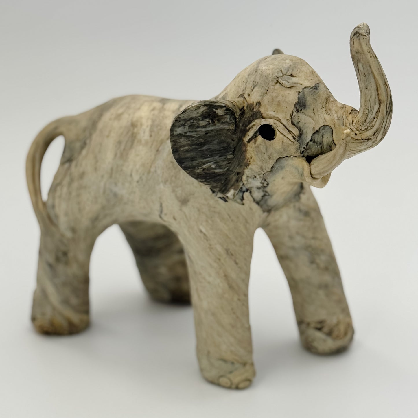 Vintage Oyster Shell Elephant