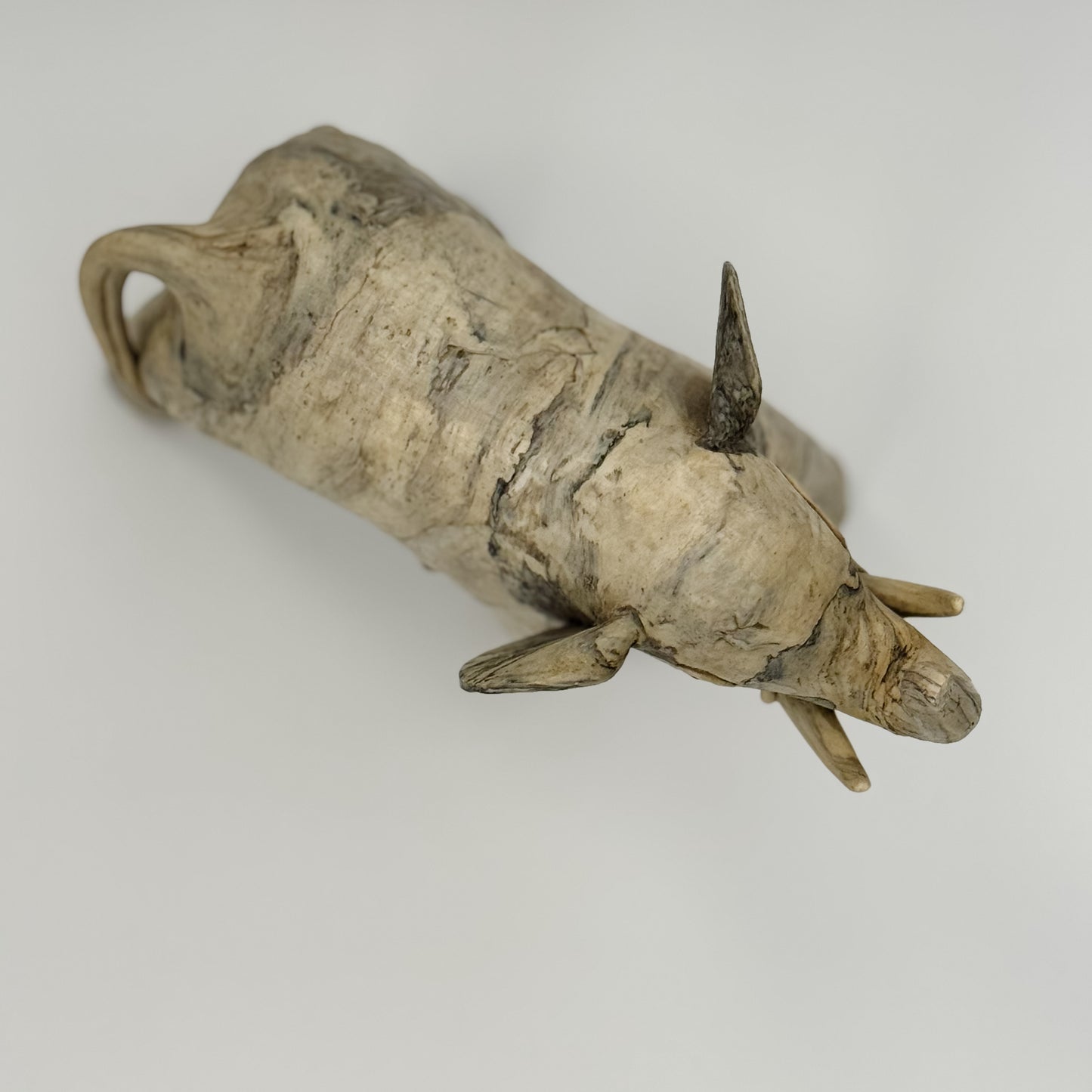 Vintage Oyster Shell Elephant