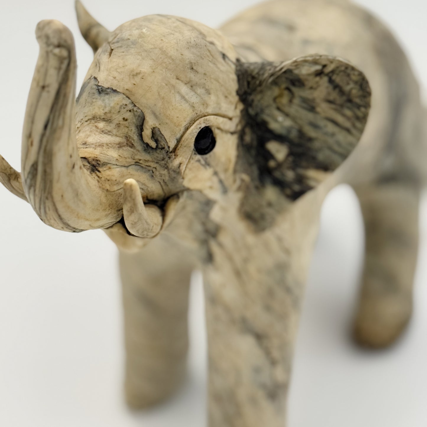 Vintage Oyster Shell Elephant