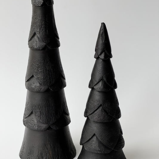 Noir Nordic Carved Tree | Lg