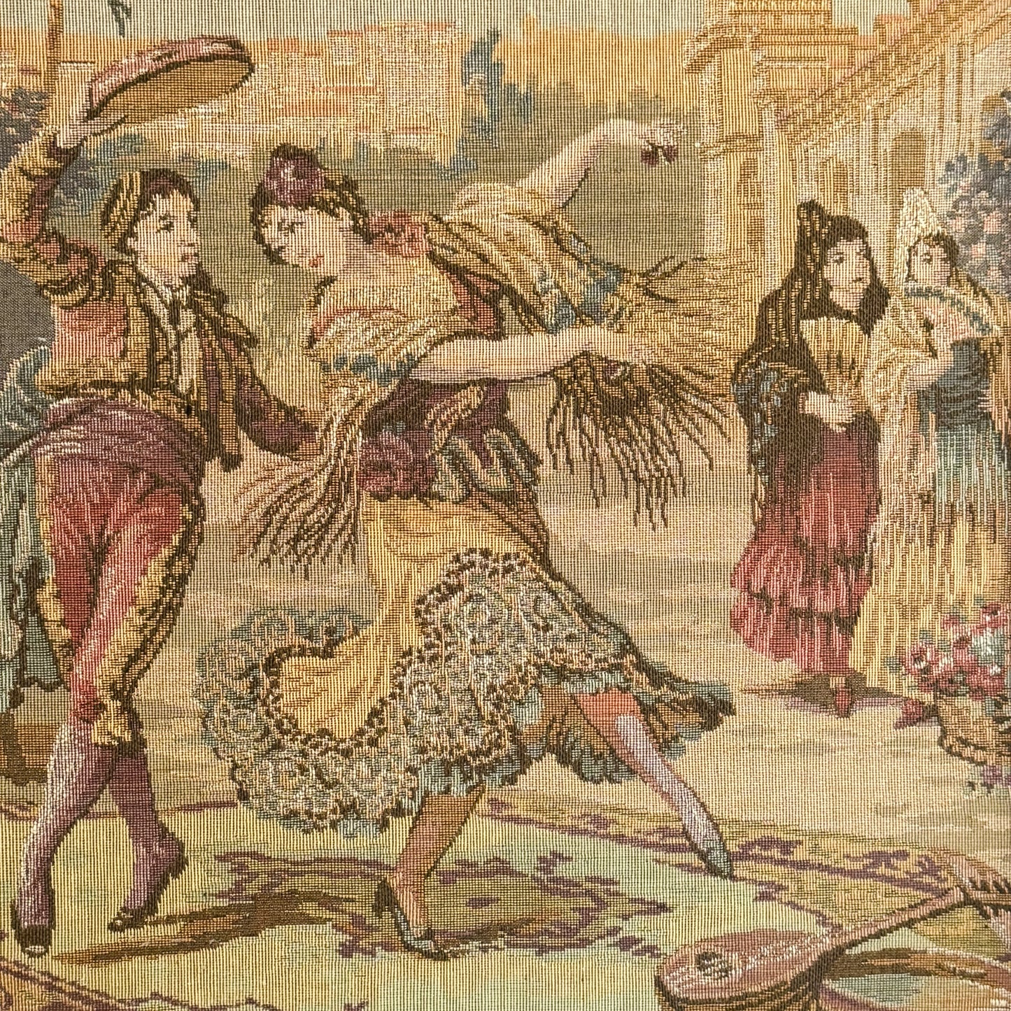 Vintage Framed Wall Tapestry