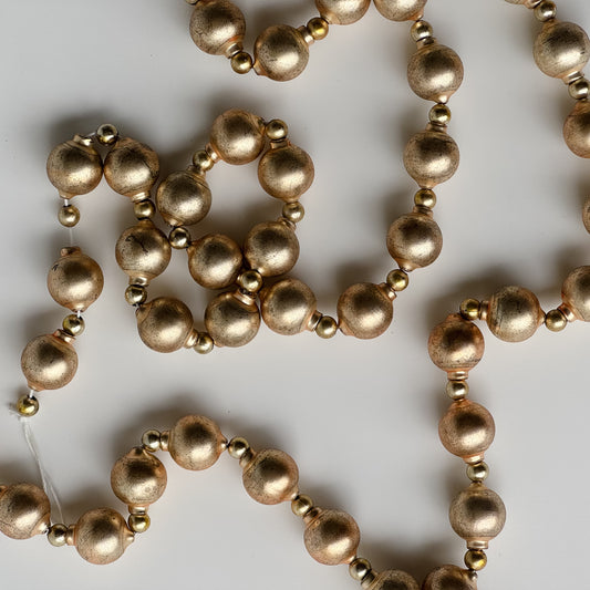 Gold Glass Beaded Garland