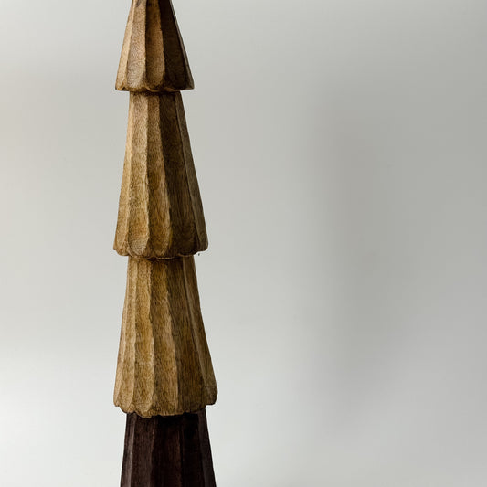 Aspen Two-Tone Carved Tree