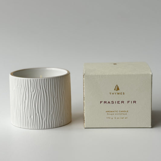 Thymes Frasier Fir Poured Candle | Ivory