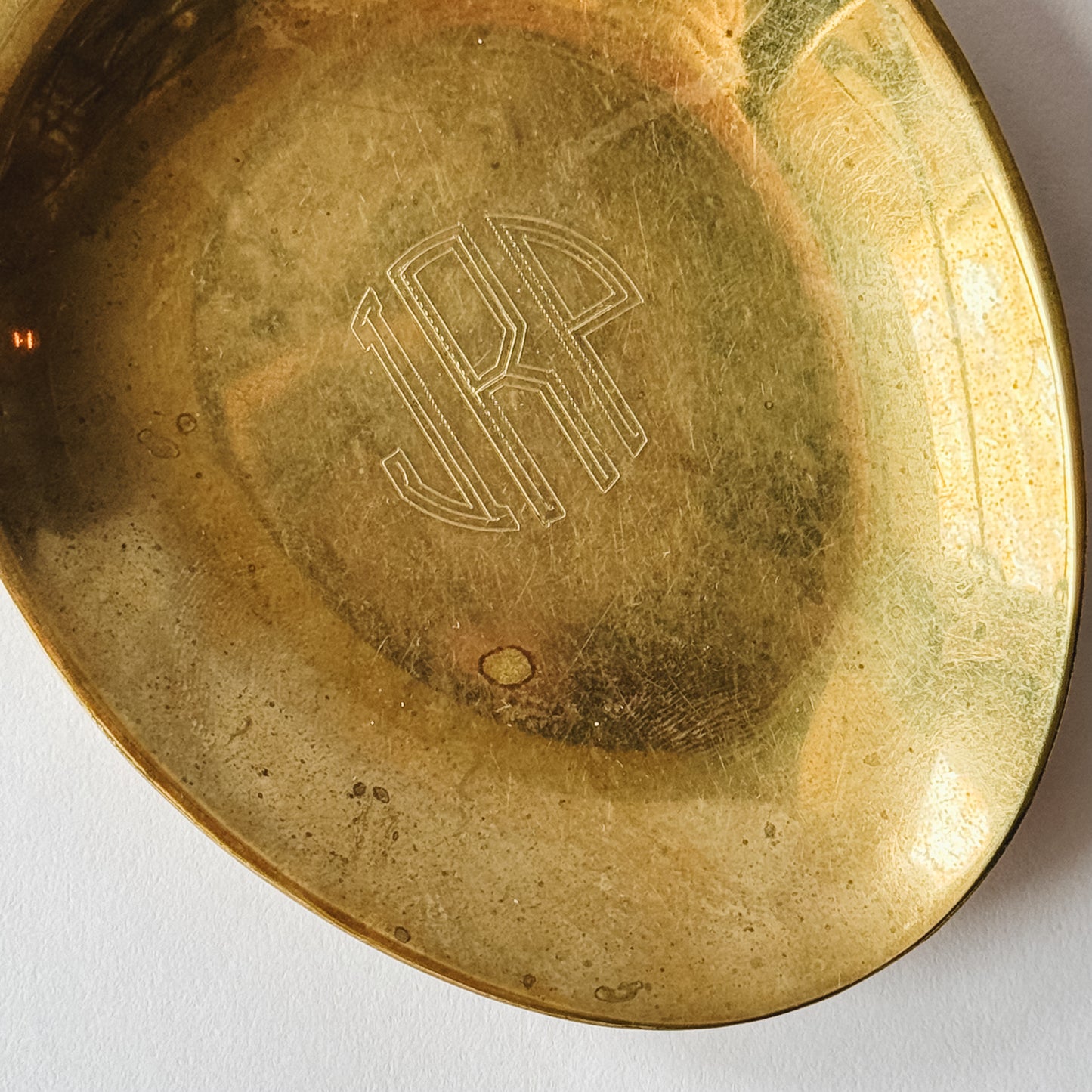 Vintage Brass JRP Pocket Change Dish