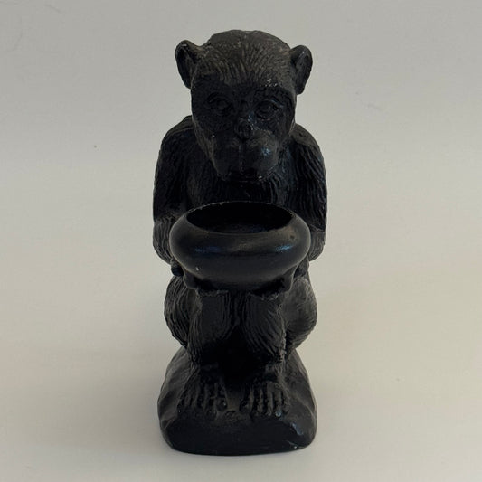 Vintage Metal Monkey Bowl/Tealight Holder