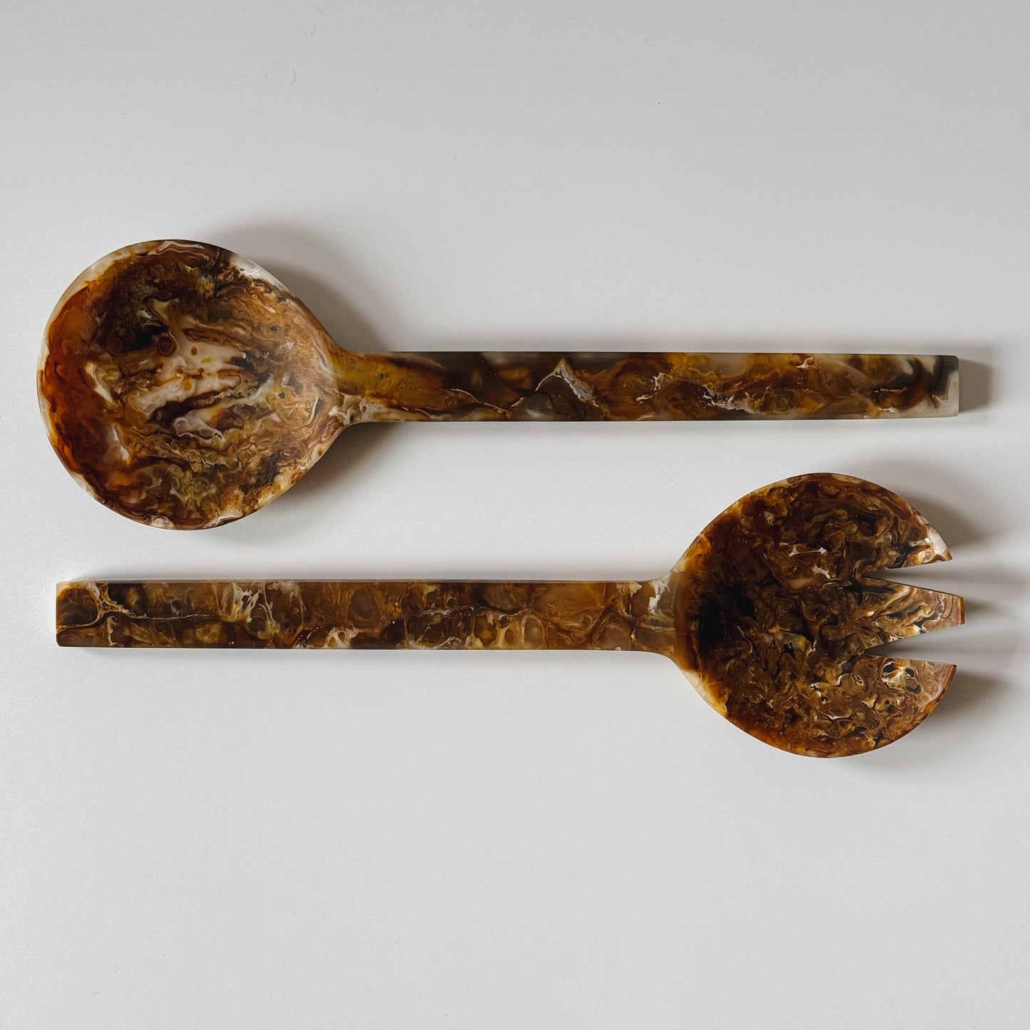 Bjorn Marbled Serving Utensils | Set of 2