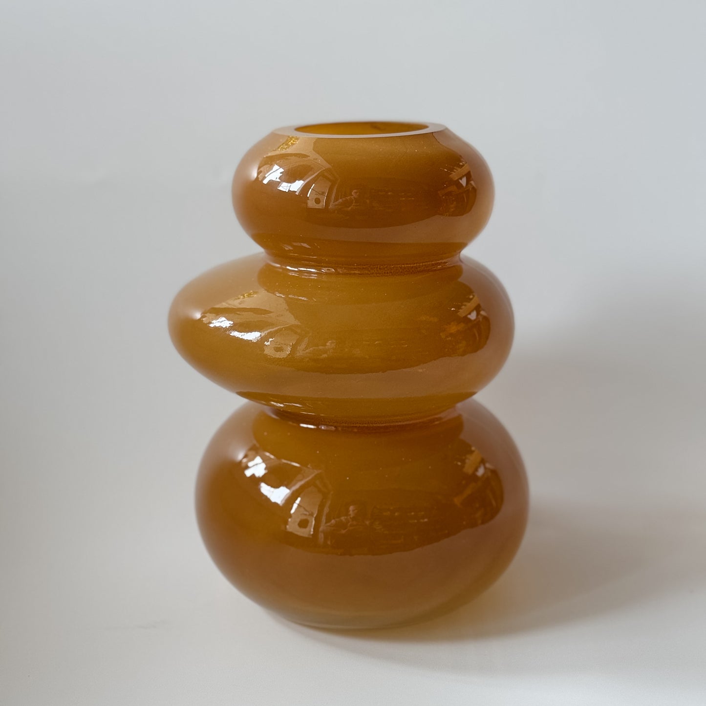 Sylvie Stacked Vase | Caramel